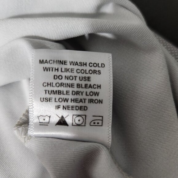 Mizzen+Main Shirt Men's Extra Large Short Sleeve Polo Top Gray - Picture 14 of 14